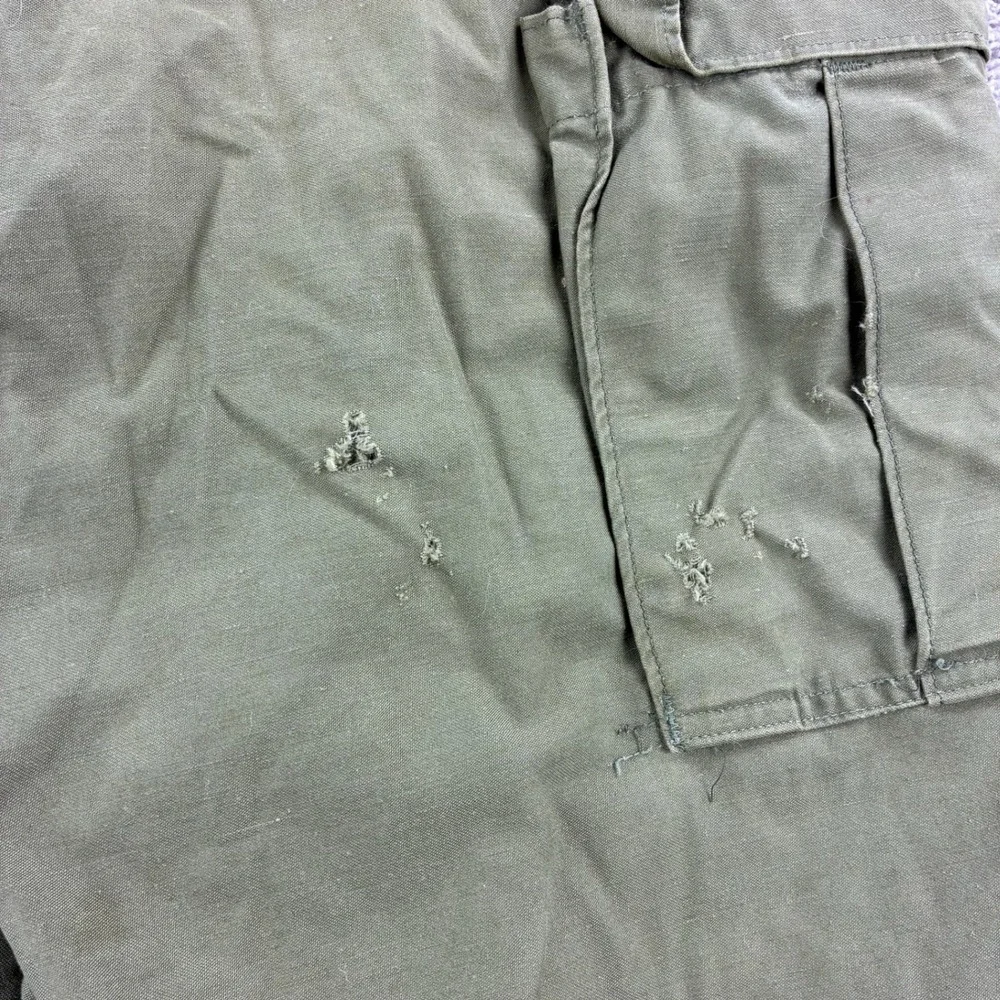 Vintage M-65 Cold Weather Cargo Pants Mens Small Green OG107 Cotton Blend